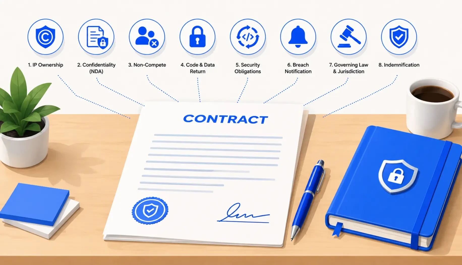 The 8 Critical Contract Clauses for Offshore Python IP Protection