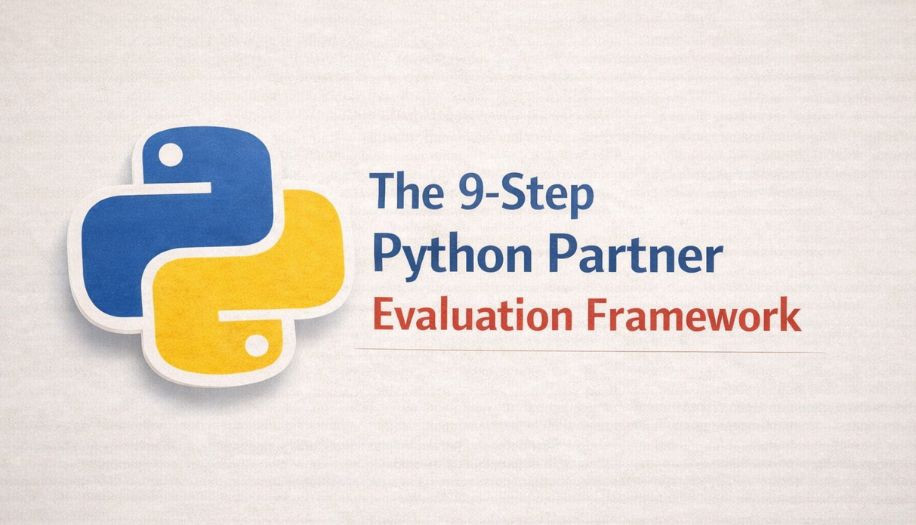 the 9 step python partner evaluation framework