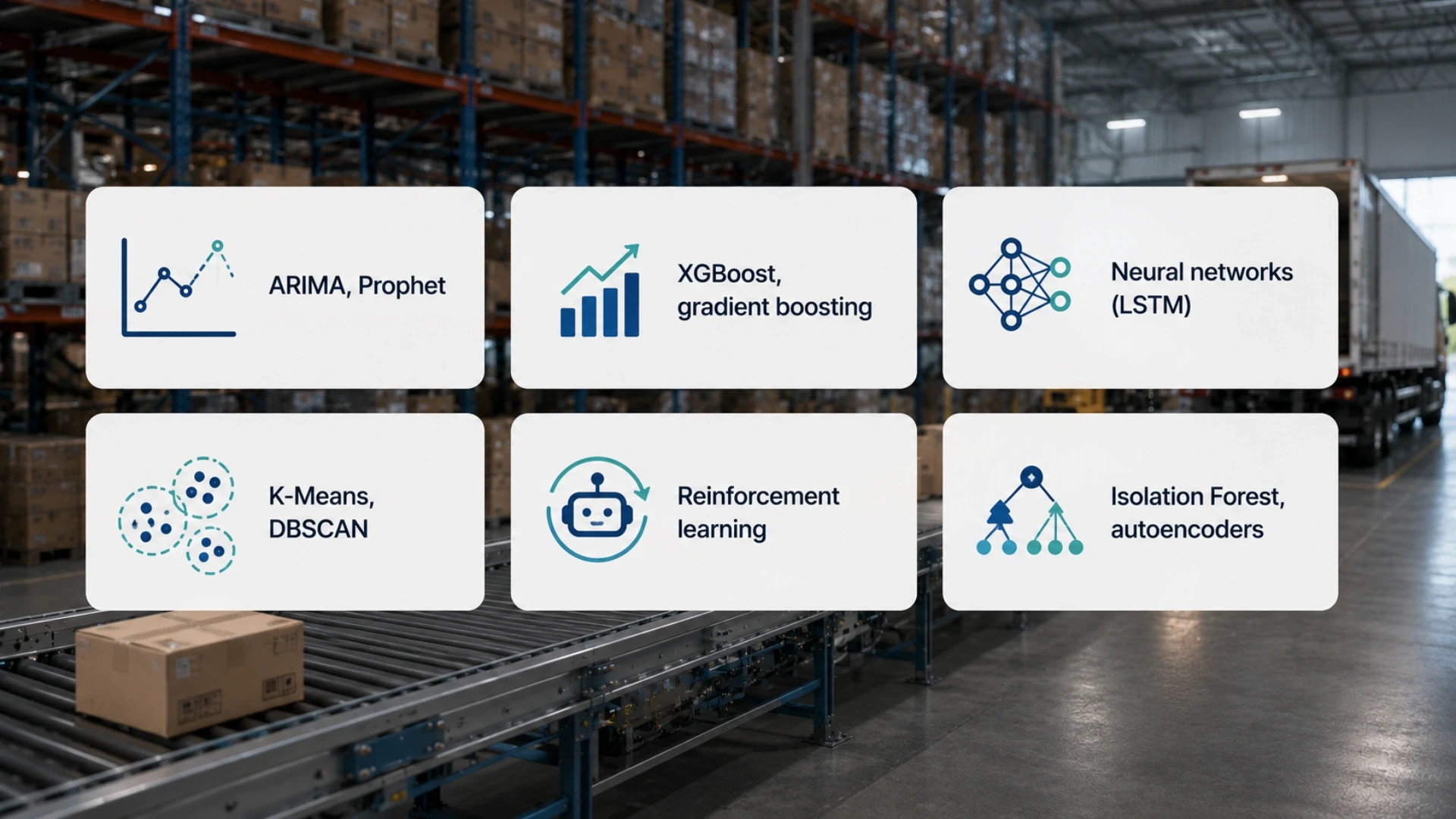 The best ML models for logistics, and when to use each