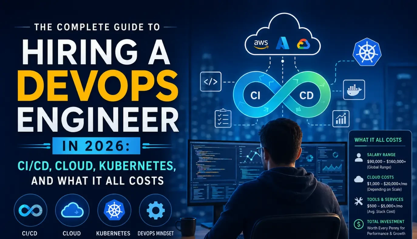 The Complete Guide to Hiring a DevOps Engineer in 2026: CI/CD, Cloud, Kubernetes, and What It All Costs