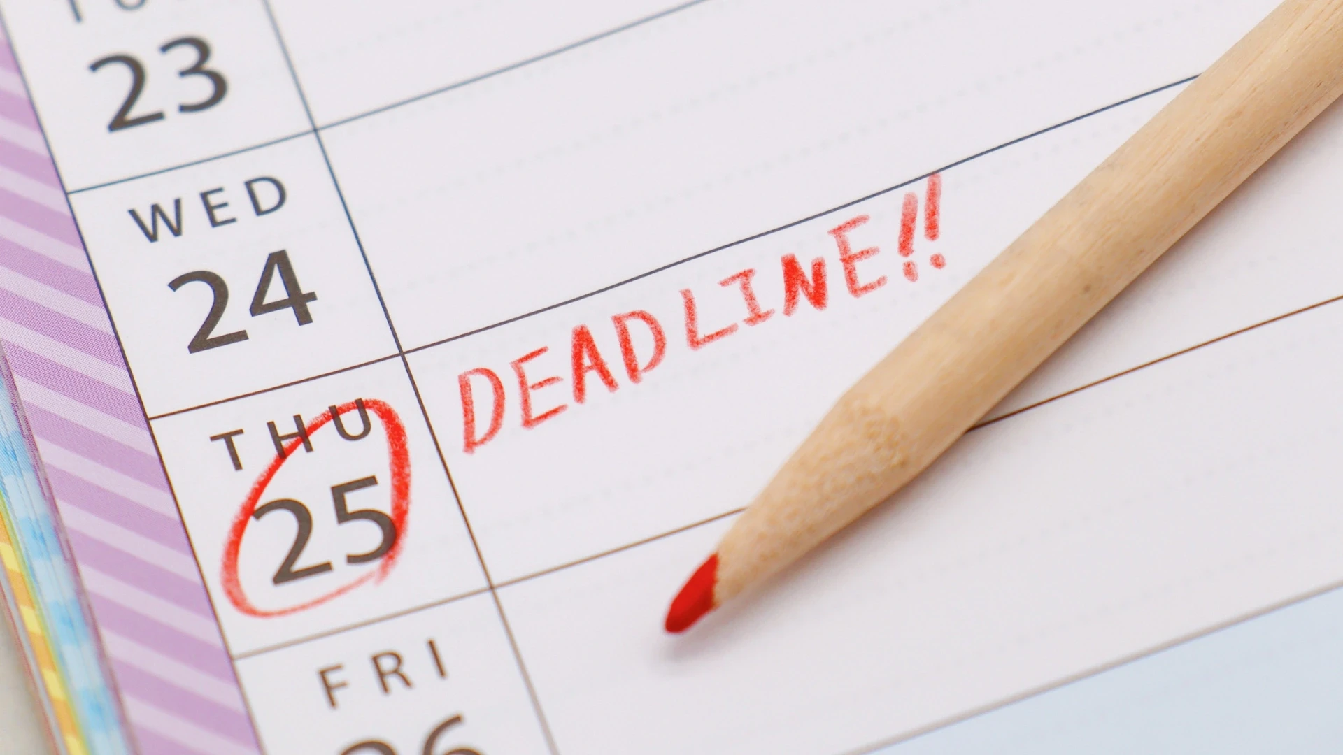 The Deadline That Overrides Everything Else