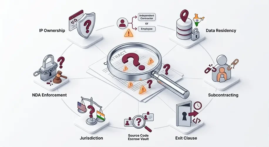 The Legal Questions Most US Startups Never Ask Before Engaging Indian Dev Teams