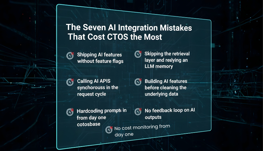The Seven AI Integration Mistakes That Cost CTOs the Most