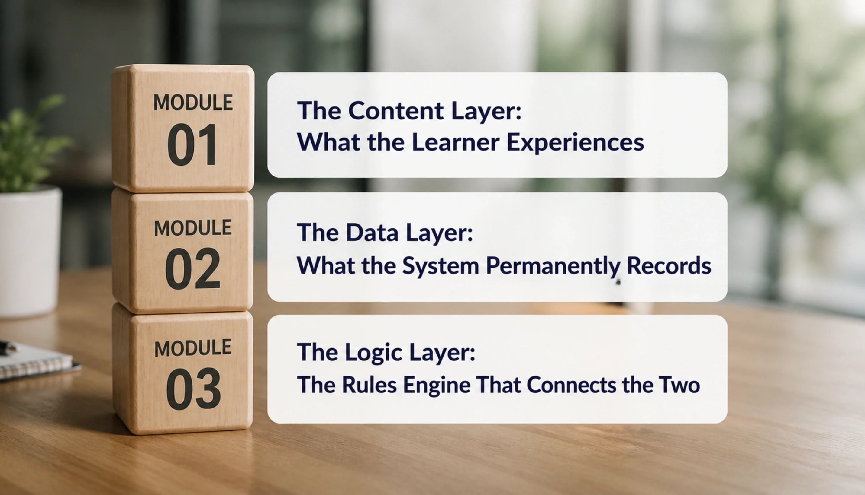 The Three-Layer Architecture Every LMS Needs