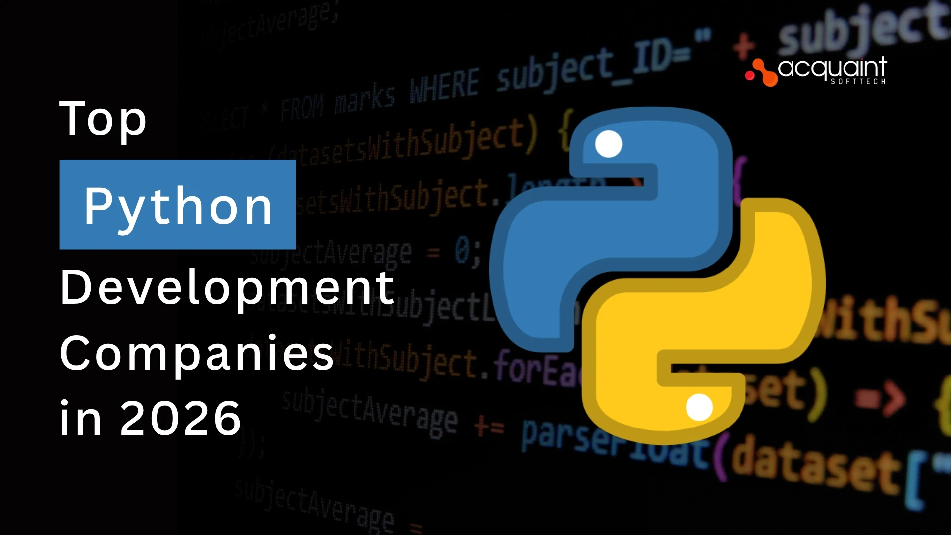 Top Python Development Companies in 2026
