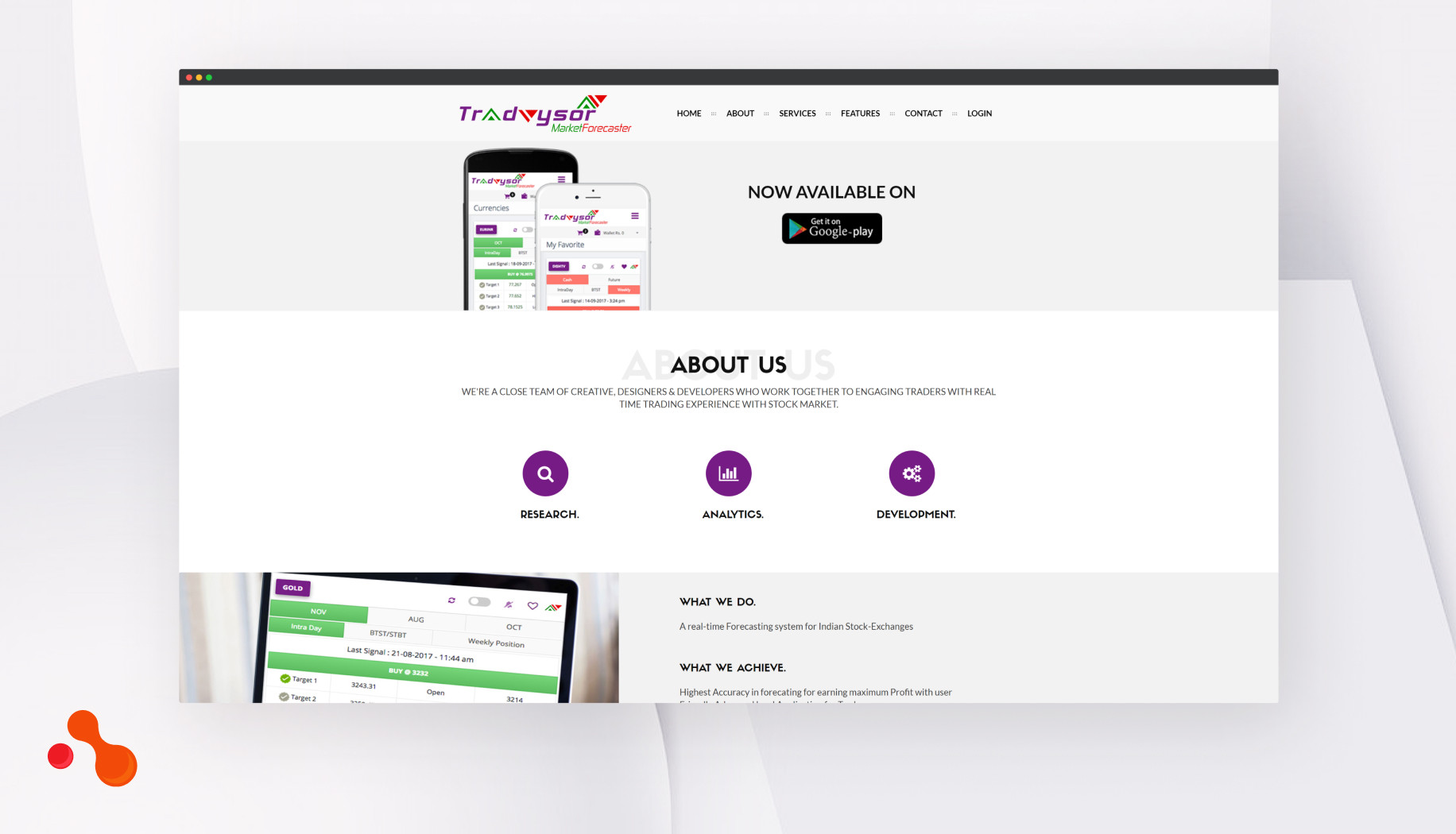 Case Study on Stock Trading Application Development