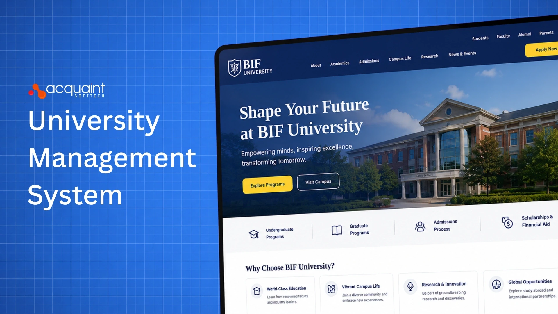University Management System: Admissions, Registration & Grading