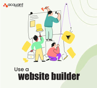 use a website builder