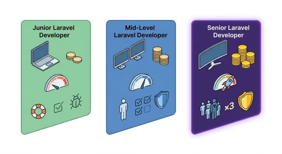 What Each Experience Level Actually Delivers on a Real Project