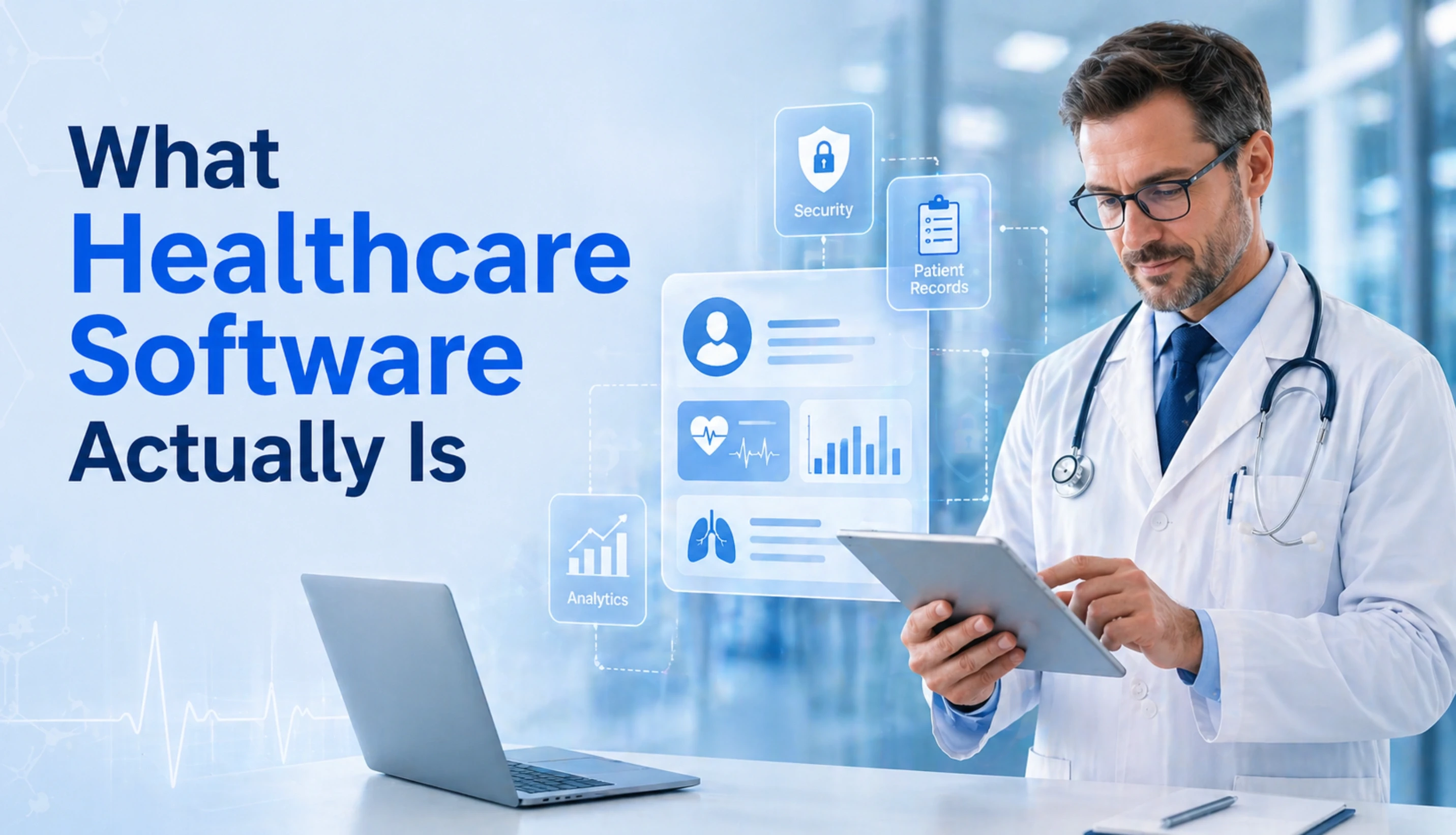 What Healthcare Software Actually Is: The Six Categories