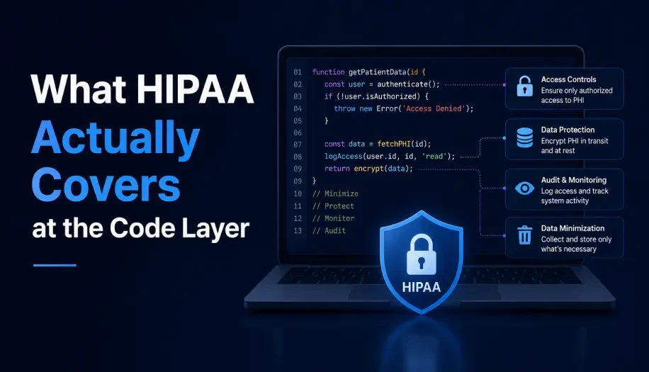 What HIPAA Actually Covers at the Code Layer