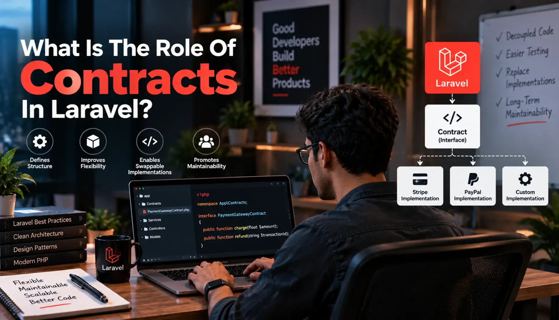 What Is The Role Of Contracts In Laravel?