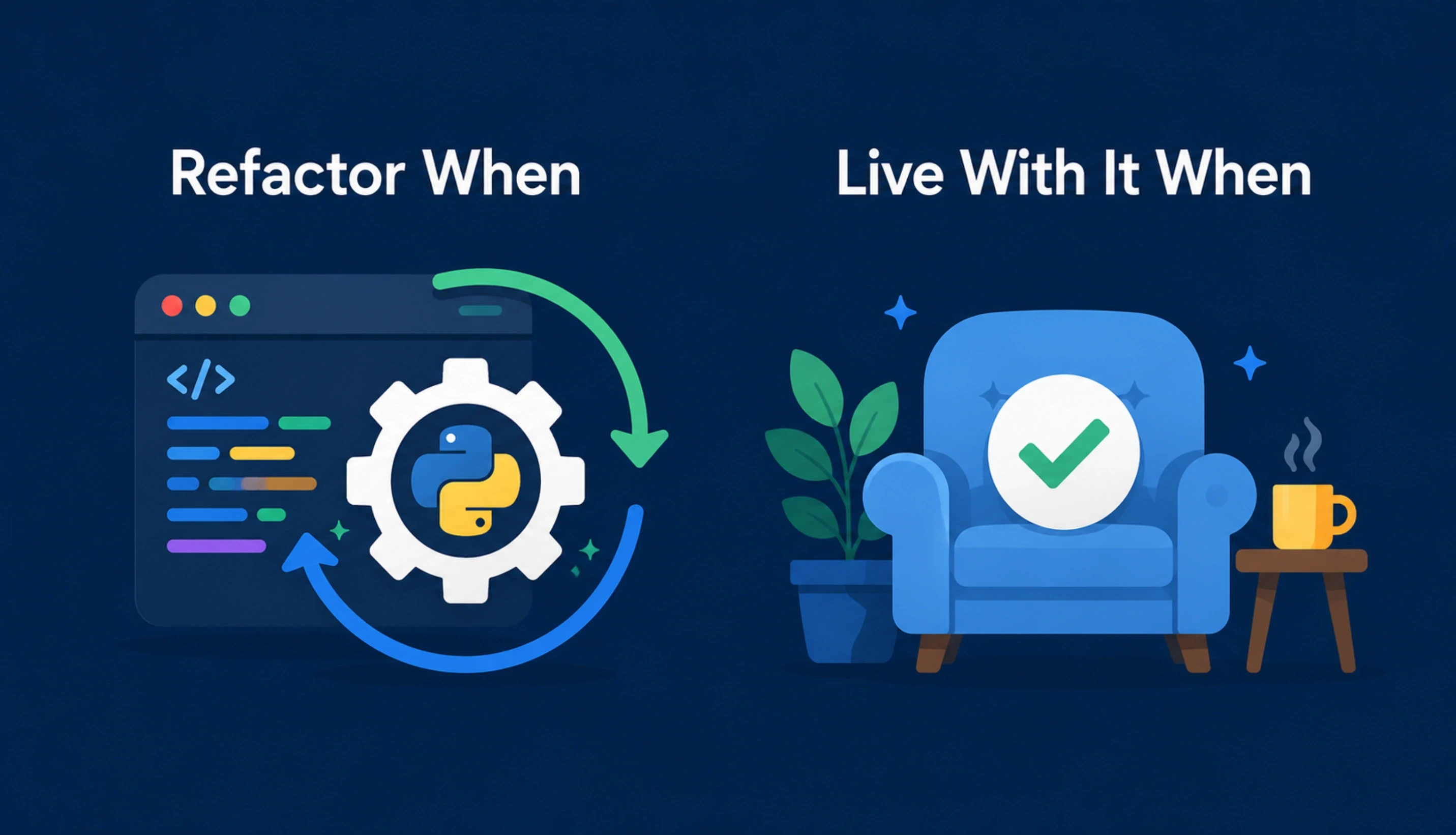 When to Refactor and When to Live With What You Have
