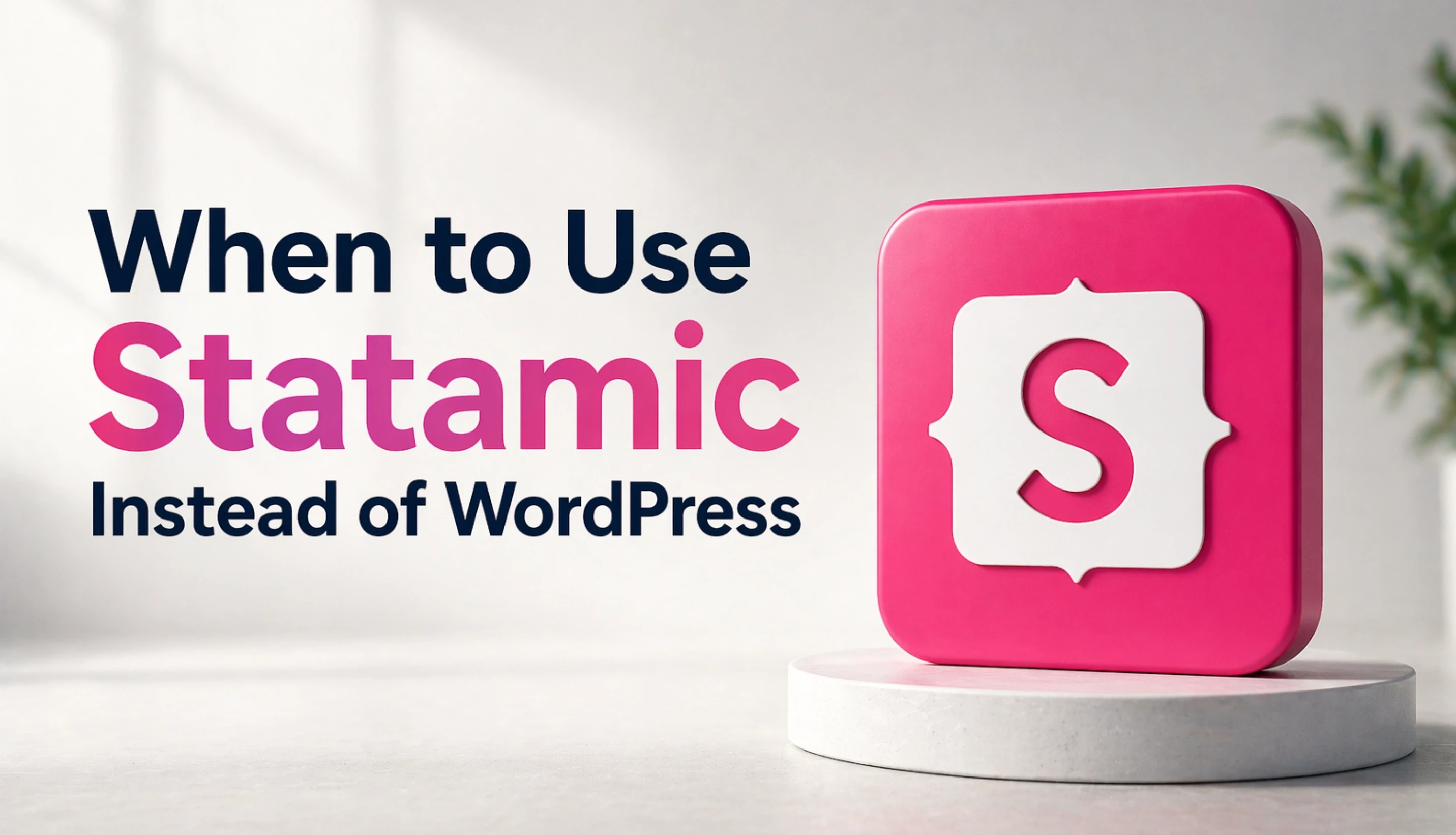When to Use Statamic Instead of WordPress