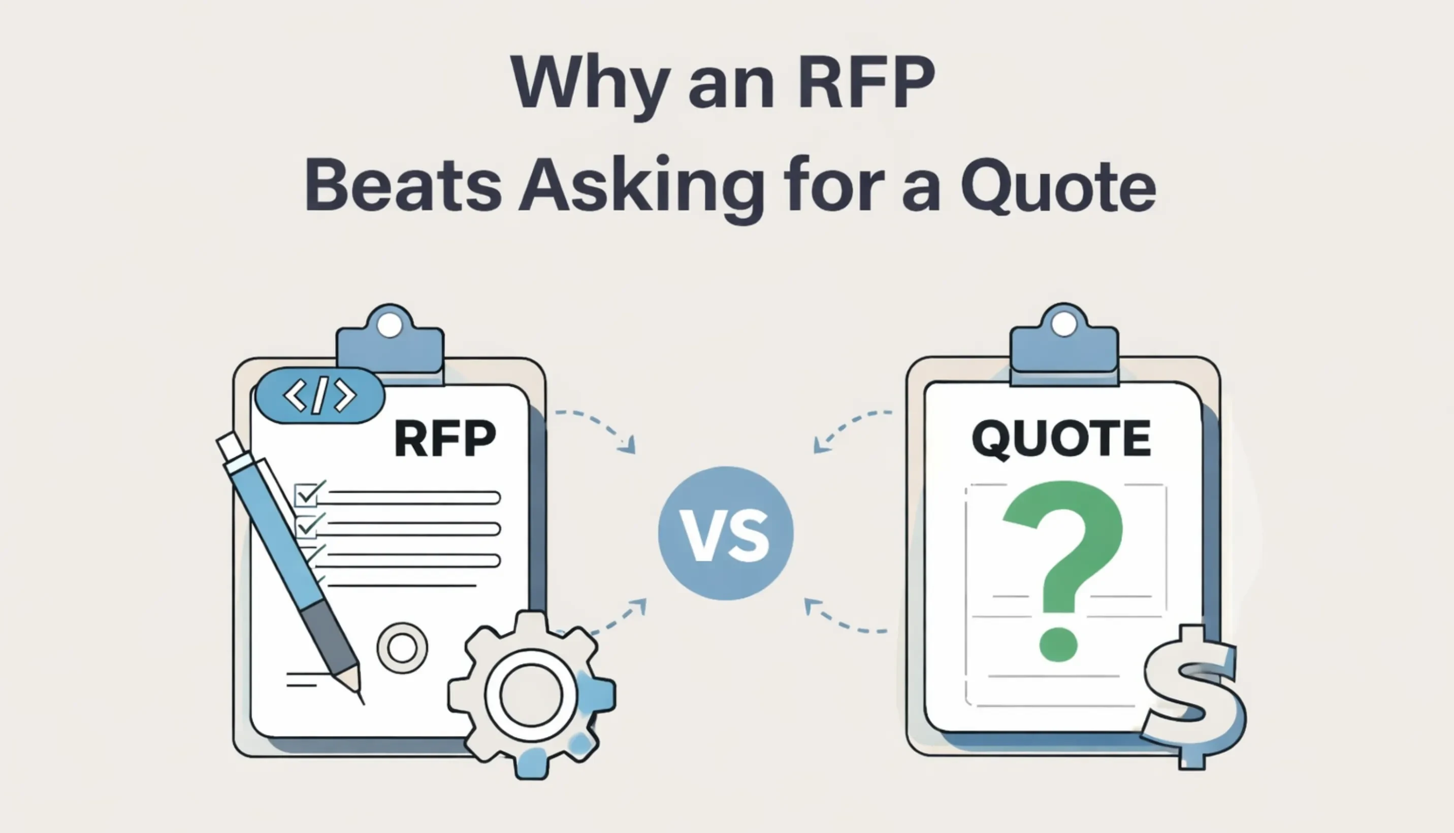 Why an RFP Beats Asking for a Quote