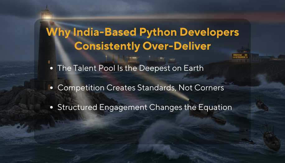 Why India-Based Python Developers Consistently Over-Deliver