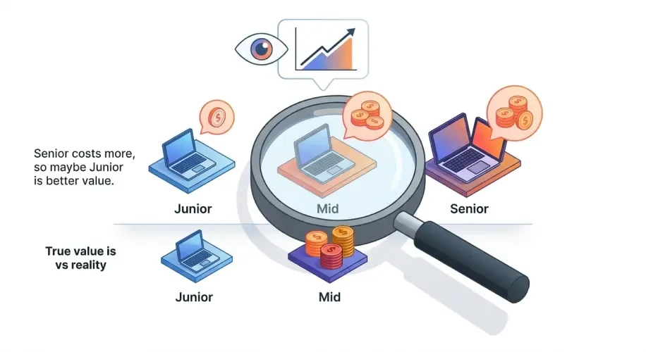 Why Seniority Level Is the Most Misunderstood Cost Variable in Laravel Hiring