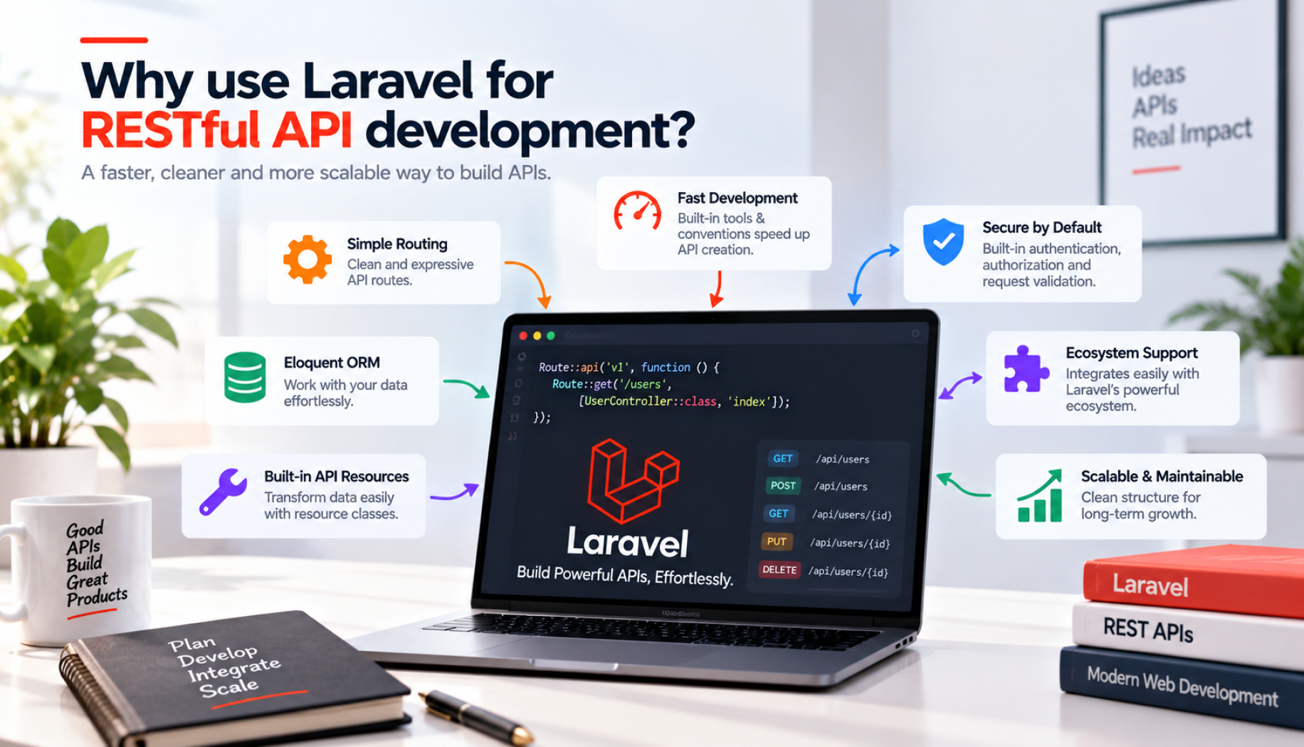 Why use Laravel for RESTful API development?