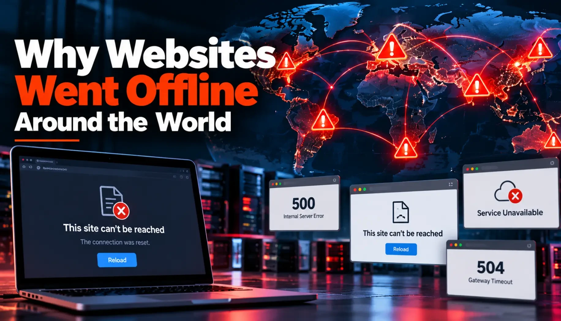 Why websites went offline around the world