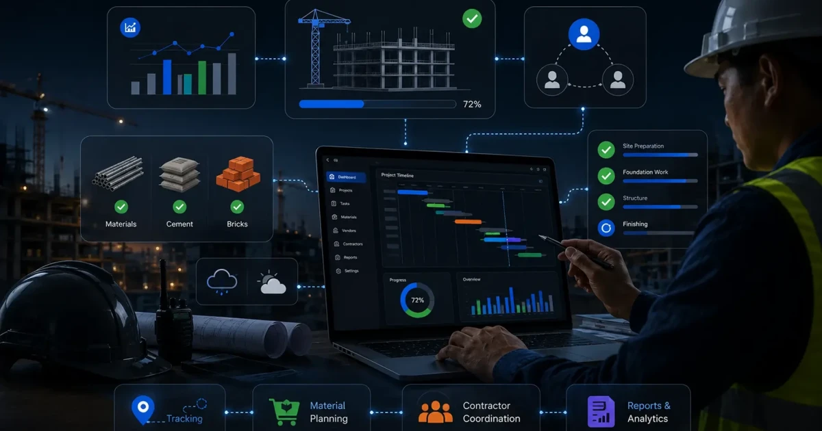 Construction Technology Software Construction Management Software 2026: Project Tracking