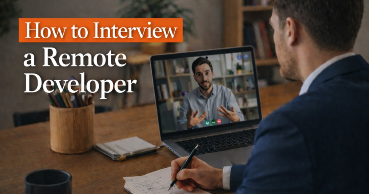 Inter View Screen How to Interview a Remote Developer: The Technical Screen That Actually ...